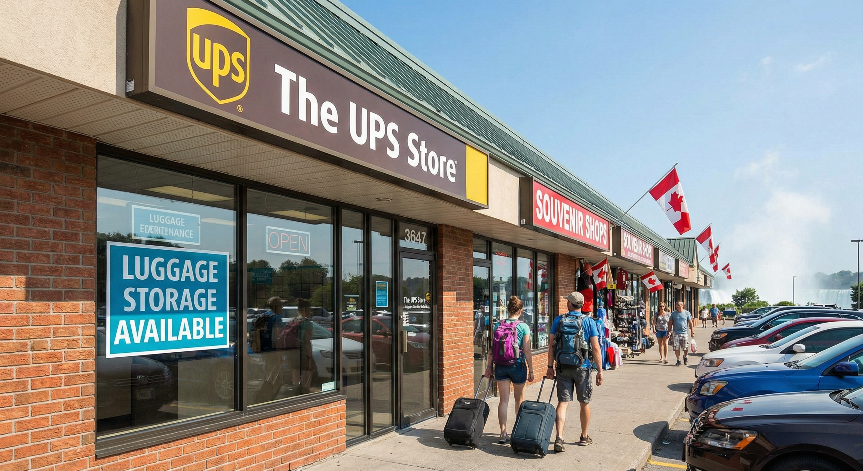 Luggage Storage near A&W Canada in Niagara Falls — luggage storage location