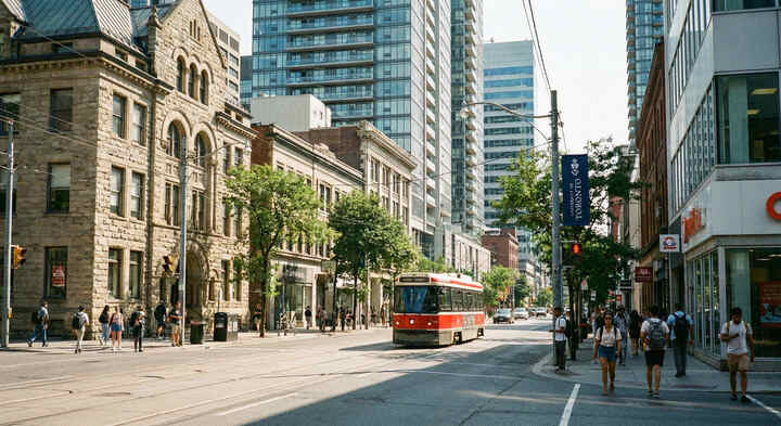 Luggage Storage at College & Yonge — luggage storage location
