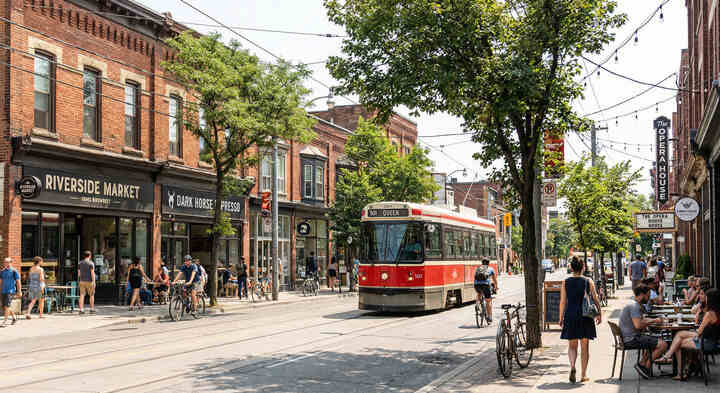 Luggage Storage near Riverside (Broadview & Queen East) — luggage storage location