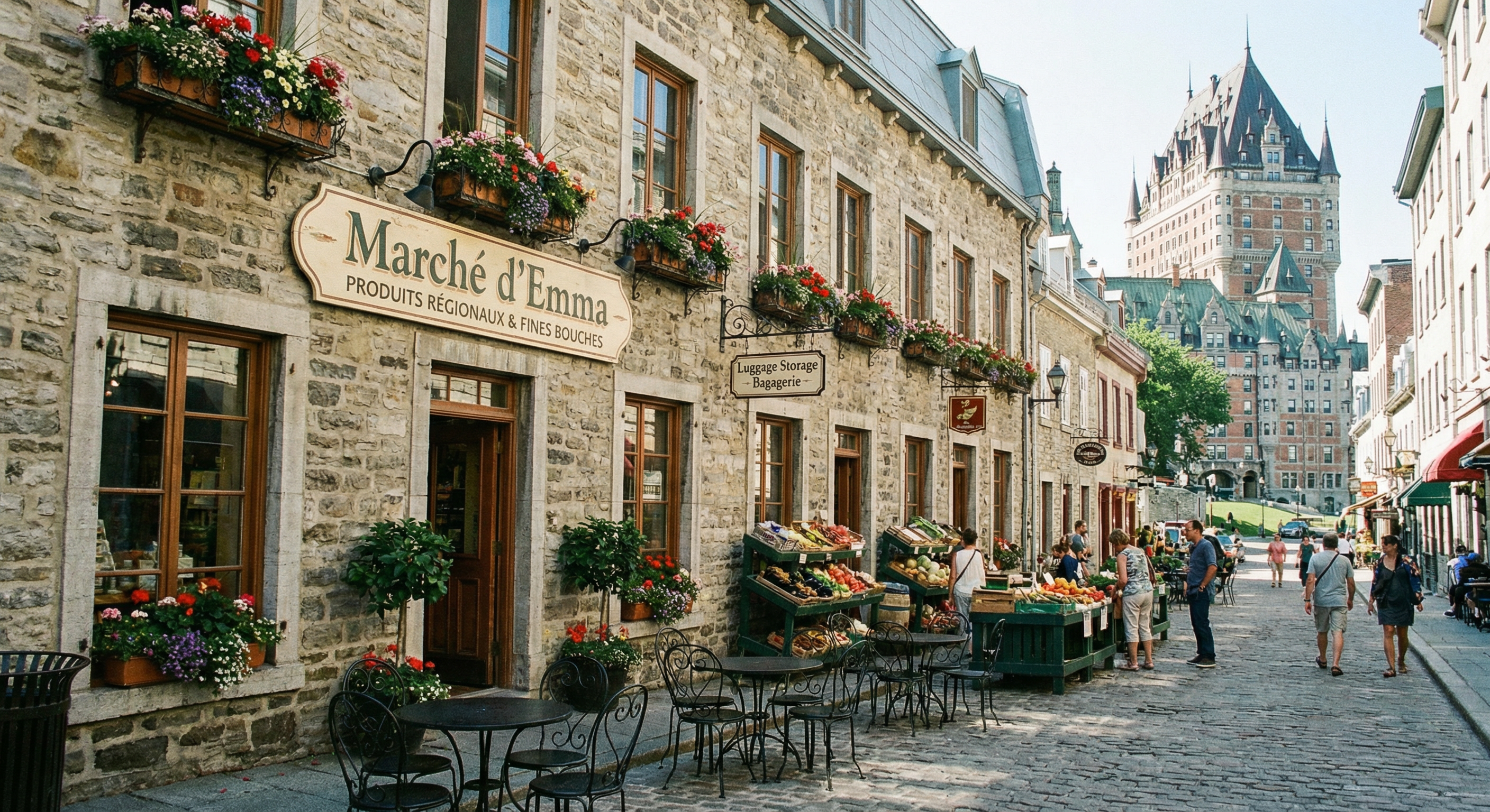 Luggage Storage near Old Quebec  — luggage storage location