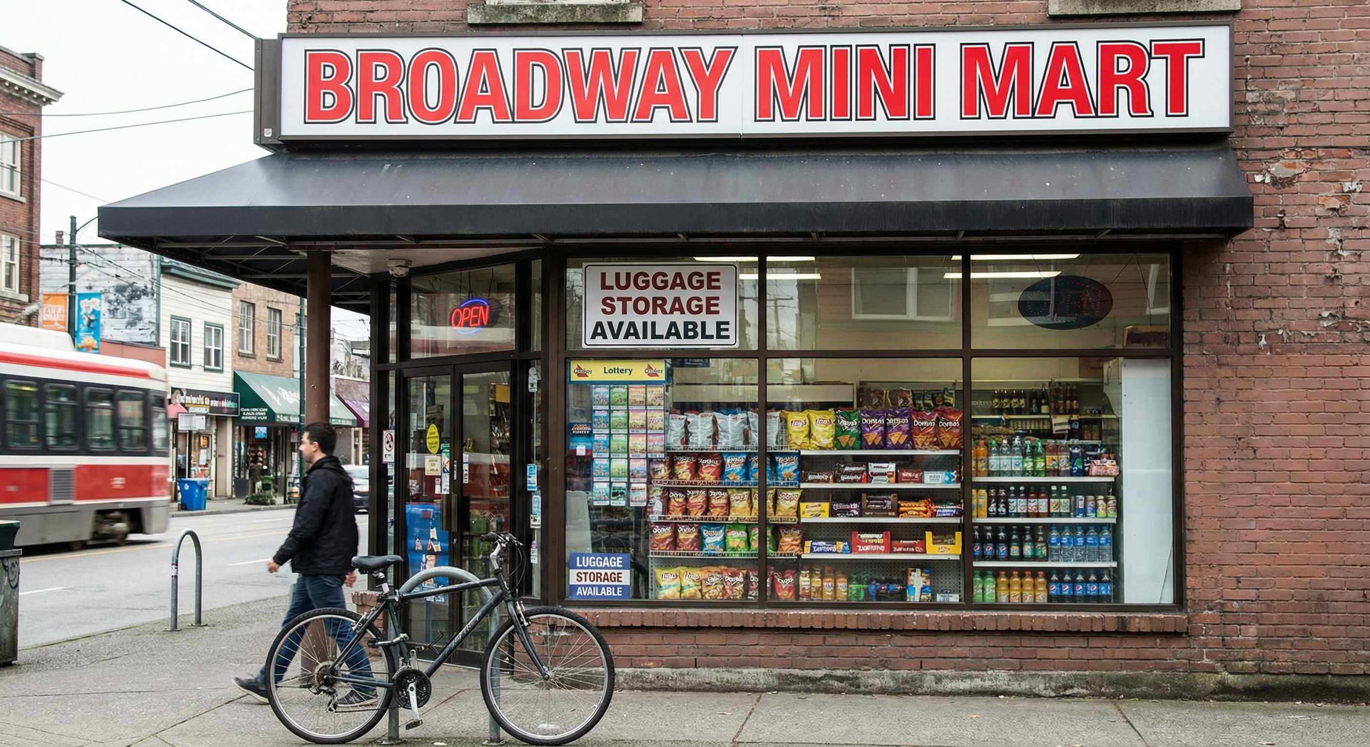 Luggage storage at Cambie & West Broadway  — luggage storage location